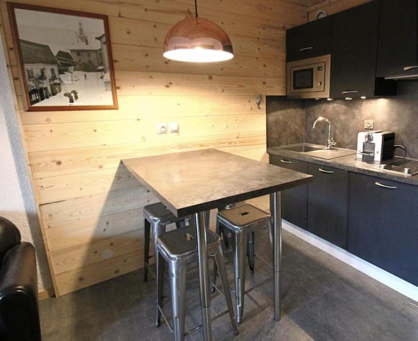 Studio Avec Coin Montagne Au Pied Des Pistes Megève Kültér fotó